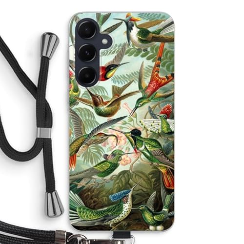 Case Company.® - Handykette für Samsung Galaxy A55 Handyhülle mit hochwertiger Kordel zum Umhängen - Haeckel Trochilidae - Smartphone Crossbody - Schutz auf Allen Seiten und am Bildschirmrand von Case Company.