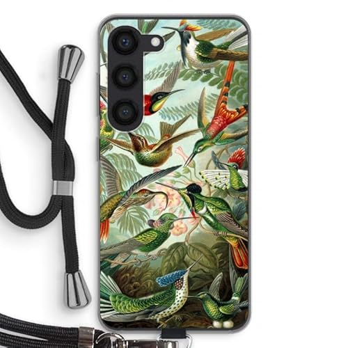 Case Company.® - Handykette fürSamsung Galaxy S23 Handyhülle mit hochwertiger Kordel zum Umhängen - Haeckel Trochilidae - Smartphone Crossbody - Schutz auf Allen Seiten und am Bildschirmrand von Case Company.