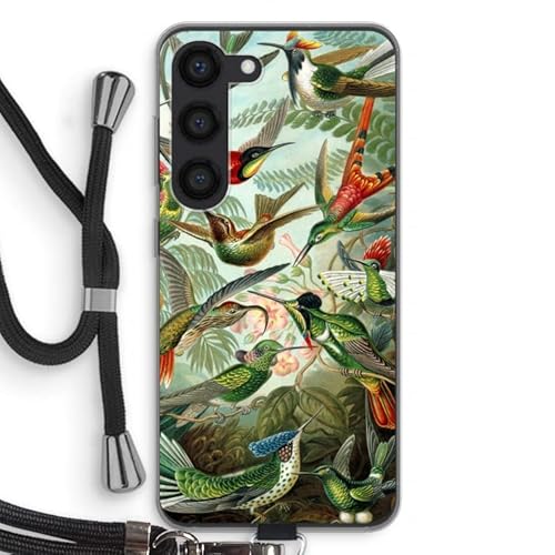 Case Company.® - Handykette für Samsung Galaxy S23 Handyhülle mit hochwertiger Kordel zum Umhängen - Haeckel Trochilidae - Smartphone Crossbody - Schutz auf Allen Seiten und am Bildschirmrand von Case Company.