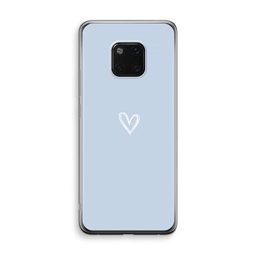 Case Company.® - Huawei Mate 20 Pro Handyhülle - Kleines Herz Blau - Silikon Handyhülle - Schutz für alle Seiten und Bildschirmrand von Case Company.