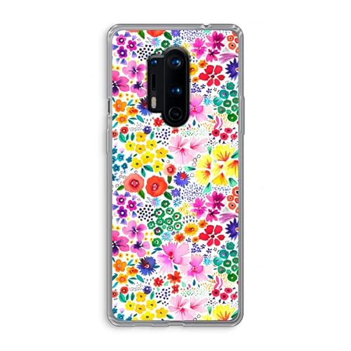 Case Company.® - OnePlus 8 Pro Handyhülle - Little Flowers - Silikon Handyhülle - Schutz für alle Seiten und Bildschirmrand von Case Company.