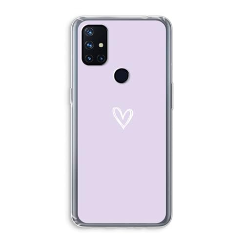 Case Company.® - OnePlus Nord N10 5G Handyhülle - Kleines Herz violett - Silikon Handyhülle - Schutz für alle Seiten und Bildschirmrand von Case Company.