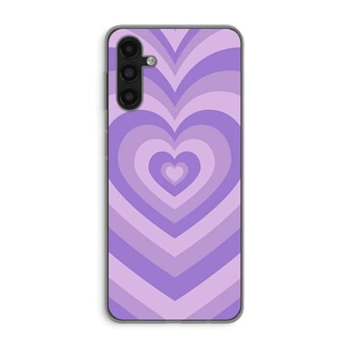 Case Company.® - Samsung Galaxy A04s Handyhülle - Herz Lila - Silikon Handyhülle - Schutz für alle Seiten und Bildschirmrand von Case Company.