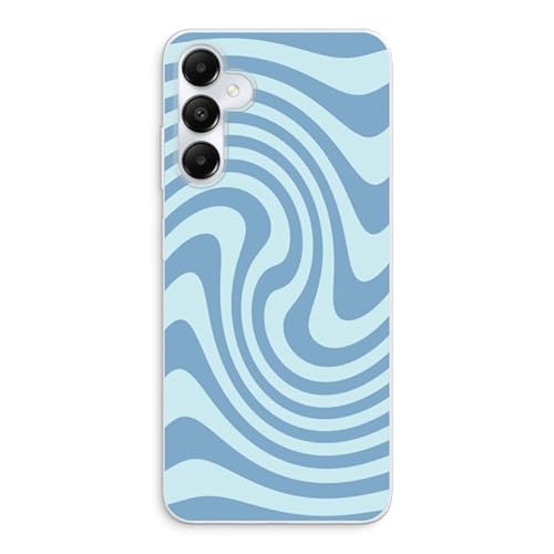 Case Company.® - Samsung Galaxy A05s Handyhülle - Wirbel Blau - Silikon Handyhülle - Schutz für alle Seiten und Bildschirmrand von Case Company.