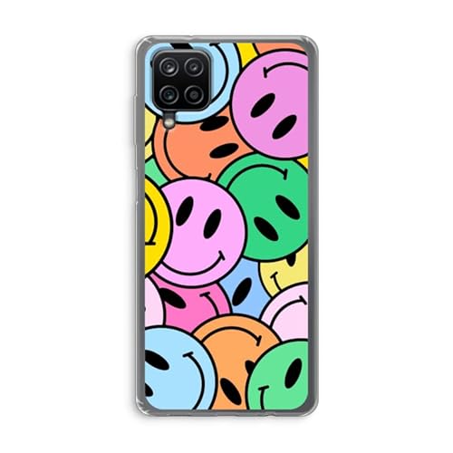 Case Company.® - Samsung Galaxy A12 Handyhülle - Smiley N°1 - Silikon Handyhülle - Schutz für alle Seiten und Bildschirmrand von Case Company.
