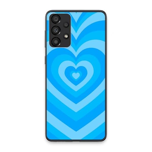 Case Company.® - Samsung Galaxy A33 5G Handyhülle - Herz Blau - Silikon Handyhülle - Schutz für alle Seiten und Bildschirmrand von Case Company.