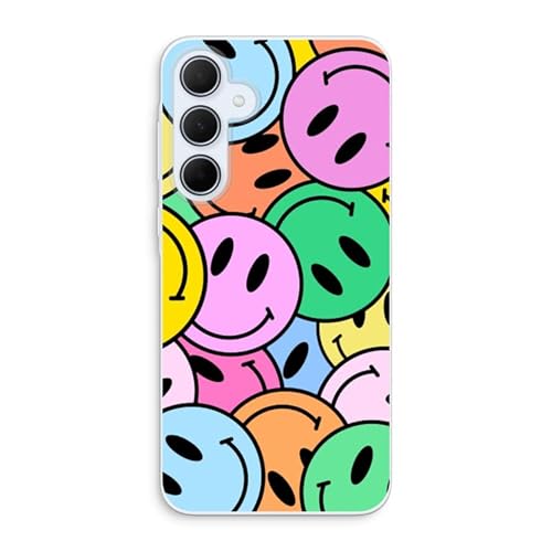Case Company.® - Samsung Galaxy A35 Handyhülle - Smiley N°1 - Silikon Handyhülle - Schutz für alle Seiten und Bildschirmrand von Case Company.