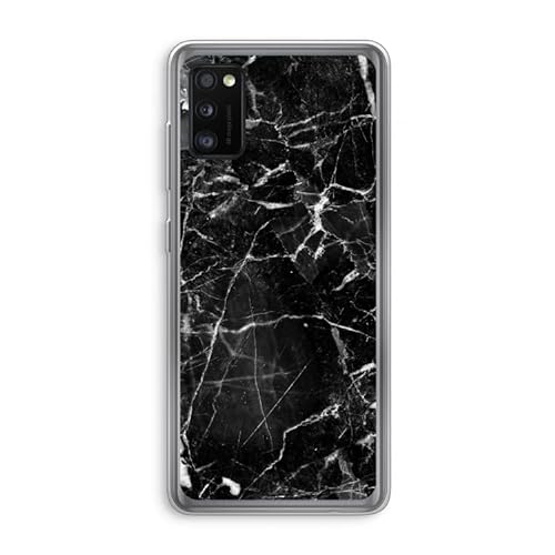 Case Company.® - Samsung Galaxy A41 Handyhülle - Schwarzer Marmor 2 - Silikon Handyhülle - Schutz für alle Seiten und Bildschirmrand von Case Company.
