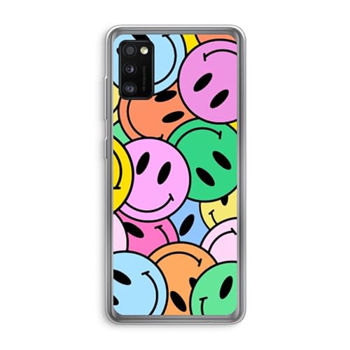 Case Company.® - Samsung Galaxy A41 Handyhülle - Smiley N°1 - Silikon Handyhülle - Schutz für alle Seiten und Bildschirmrand von Case Company.