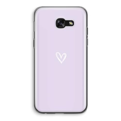 Case Company.® - Samsung Galaxy A5 (2017) Handyhülle - Kleines Herz violett - Silikon Handyhülle - Schutz für alle Seiten und Bildschirmrand von Case Company.