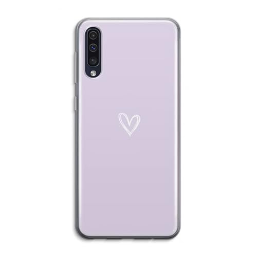 Case Company.® - Samsung Galaxy A50 Handyhülle - Kleines Herz violett - Silikon Handyhülle - Schutz für alle Seiten und Bildschirmrand von Case Company.