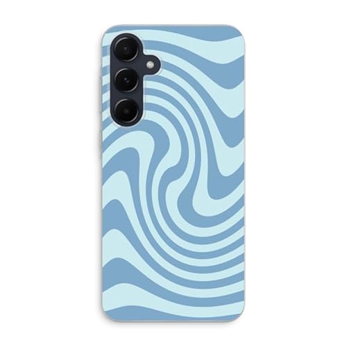 Case Company.® - Samsung Galaxy A55 Handyhülle - Wirbel Blau - Silikon Handyhülle - Schutz für alle Seiten und Bildschirmrand von Case Company.