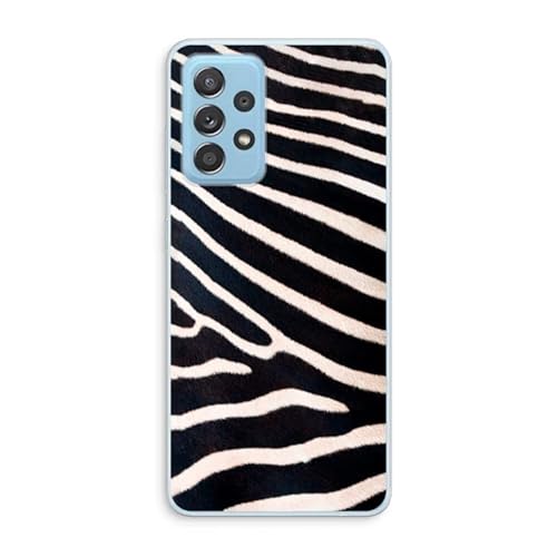Case Company.® - Samsung Galaxy A73 Handyhülle - Zebra - Silikon Handyhülle - Schutz für alle Seiten und Bildschirmrand von Case Company.