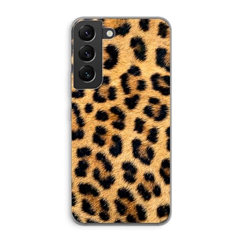 Case Company.® - Samsung Galaxy S22 Handyhülle - Leopard - Silikon Handyhülle - Schutz für alle Seiten und Bildschirmrand von Case Company.