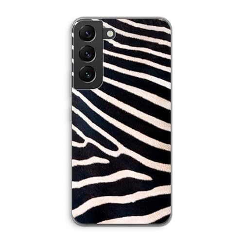 Case Company.® - Samsung Galaxy S22 Handyhülle - Zebra - Silikon Handyhülle - Schutz für alle Seiten und Bildschirmrand von Case Company.