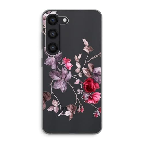 Case Company.® - Samsung Galaxy S23 Handyhülle - Schöne Blumen - Silikon Handyhülle - Schutz für alle Seiten und Bildschirmrand von Case Company.