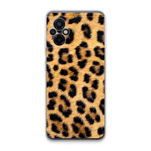 Case Company.® - Xiaomi Poco M5 Handyhülle - Leopard - Silikon Handyhülle - Schutz für alle Seiten und Bildschirmrand von Case Company.