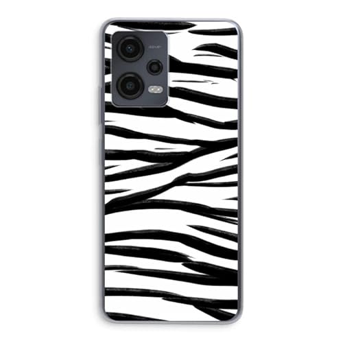 Case Company.® - Xiaomi Redmi Note 12 Handyhülle - Zebra Pattern - Silikon Handyhülle - Schutz für alle Seiten und Bildschirmrand von Case Company.