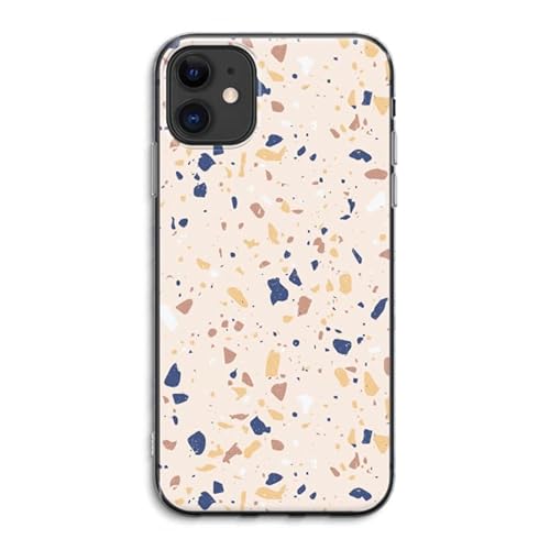 Case Company.® - iPhone 11 Handyhülle - Terrazzo N°23 - Silikon Handyhülle - Schutz für alle Seiten und Bildschirmrand von Case Company.