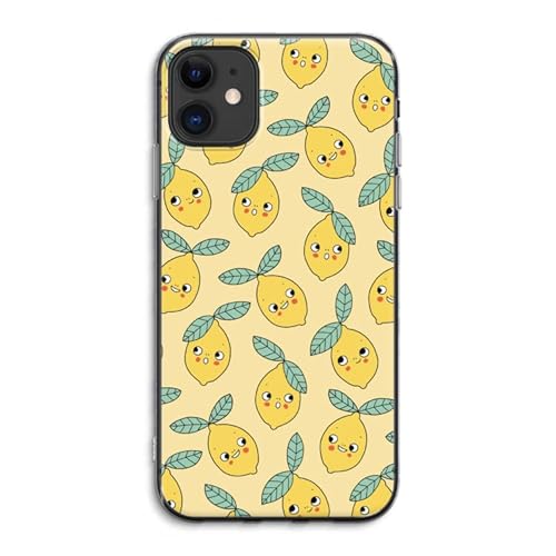 Case Company.® - iPhone 11 Handyhülle - Zitronen - Silikon Handyhülle - Schutz für alle Seiten und Bildschirmrand von Case Company.