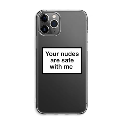 Case Company.® - iPhone 11 Pro Max Handyhülle - Safe with me - Silikon Handyhülle - Schutz für alle Seiten und Bildschirmrand von Case Company.