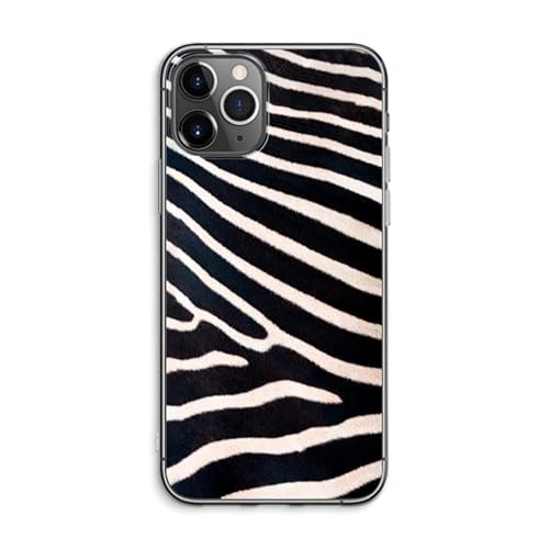 Case Company.® - iPhone 11 Pro Max Handyhülle - Zebra - Silikon Handyhülle - Schutz für alle Seiten und Bildschirmrand von Case Company.