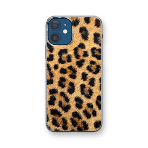Case Company.® - iPhone 12 Handyhülle - Leopard - Silikon Handyhülle - Schutz für alle Seiten und Bildschirmrand von Case Company.