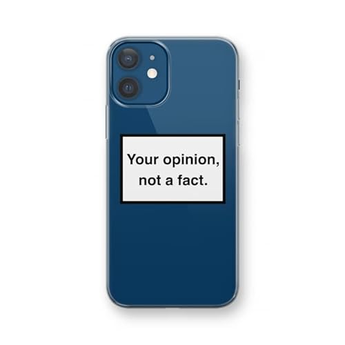 Case Company.® - iPhone 12 Handyhülle - Your Opinion - Silikon Handyhülle - Schutz für alle Seiten und Bildschirmrand von Case Company.