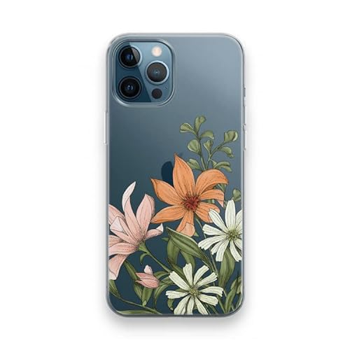 Case Company.® - iPhone 12 Pro Handyhülle - Floral Bouquet - Silikon Handyhülle - Schutz für alle Seiten und Bildschirmrand von Case Company.