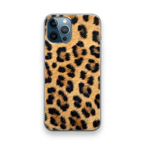 Case Company.® - iPhone 12 Pro Handyhülle - Leopard - Silikon Handyhülle - Schutz für alle Seiten und Bildschirmrand von Case Company.