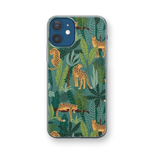 Case Company.® - iPhone 12 Mini Handyhülle - Leopard 2 - Silikon Handyhülle - Schutz für alle Seiten und Bildschirmrand von Case Company.