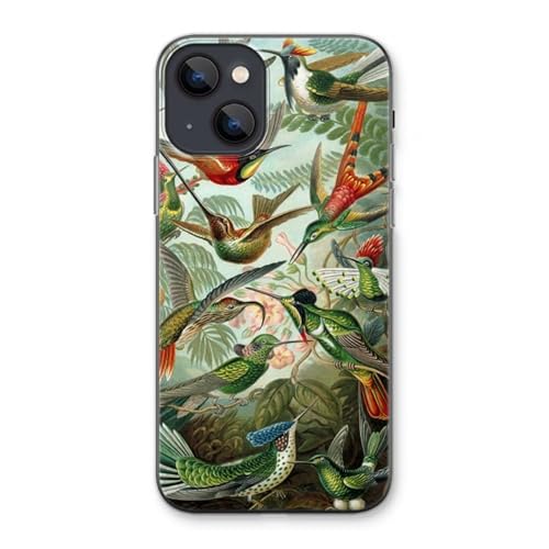Case Company.® - iPhone 13 Handyhülle - Haeckel Trochilidae - Silikon Handyhülle - Schutz für alle Seiten und Bildschirmrand von Case Company.