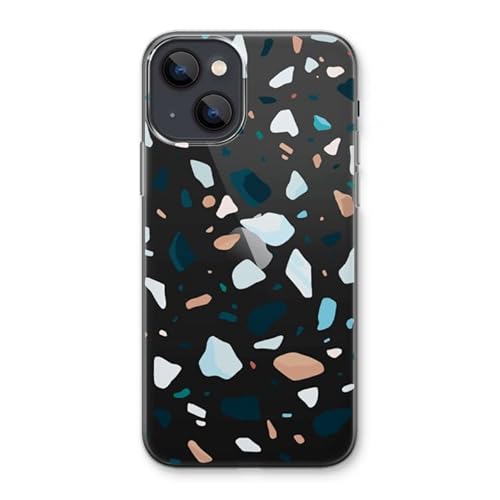 Case Company.® - iPhone 13 Handyhülle - Terrazzo N°13 - Silikon Handyhülle - Schutz für alle Seiten und Bildschirmrand von Case Company.