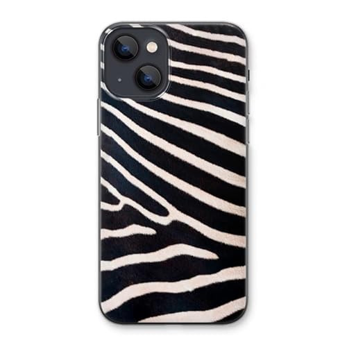 Case Company.® - iPhone 13 Handyhülle - Zebra - Silikon Handyhülle - Schutz für alle Seiten und Bildschirmrand von Case Company.