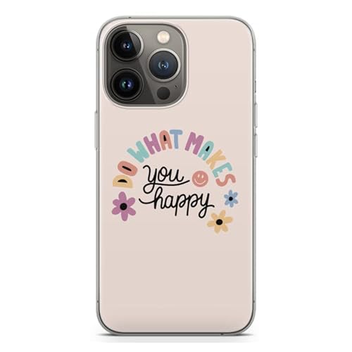 Case Company.® - iPhone 13 Pro Handyhülle - Happy Days - Silikon Handyhülle - Schutz für alle Seiten und Bildschirmrand von Case Company.