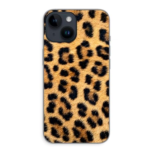 Case Company.® - iPhone 14 Handyhülle - Leopard - Silikon Handyhülle - Schutz für alle Seiten und Bildschirmrand von Case Company.