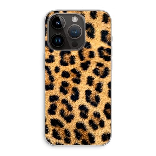 Case Company.® - iPhone 14 Pro Handyhülle - Leopard - Silikon Handyhülle - Schutz für alle Seiten und Bildschirmrand von Case Company.