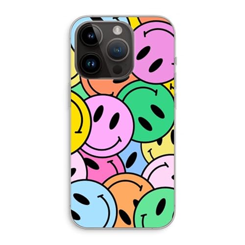 Case Company.® - iPhone 14 Pro Handyhülle - Smiley N°1 - Silikon Handyhülle - Schutz für alle Seiten und Bildschirmrand von Case Company.