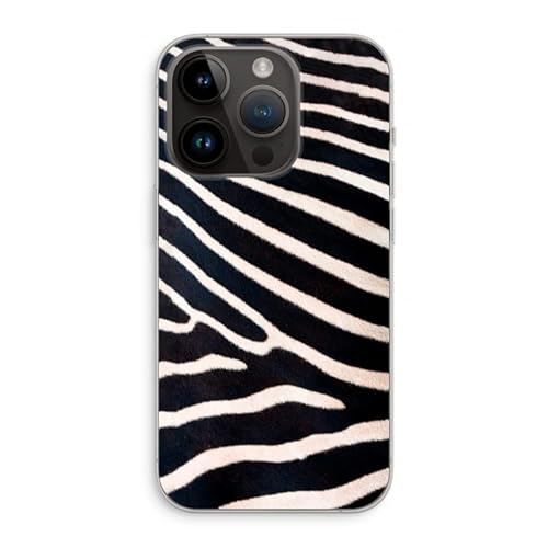 Case Company.® - iPhone 14 Pro Handyhülle - Zebra - Silikon Handyhülle - Schutz für alle Seiten und Bildschirmrand von Case Company.