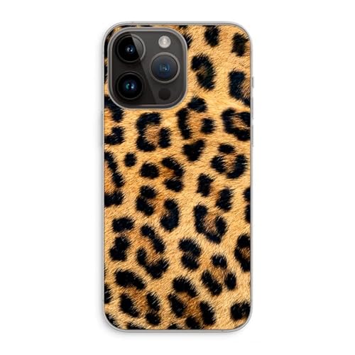 Case Company.® - iPhone 14 Pro Max Handyhülle - Leopard - Silikon Handyhülle - Schutz für alle Seiten und Bildschirmrand von Case Company.