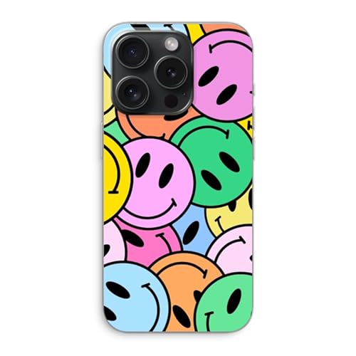 Case Company.® - iPhone 15 Pro Handyhülle - Smiley N°1 - Silikon Handyhülle - Schutz für alle Seiten und Bildschirmrand von Case Company.