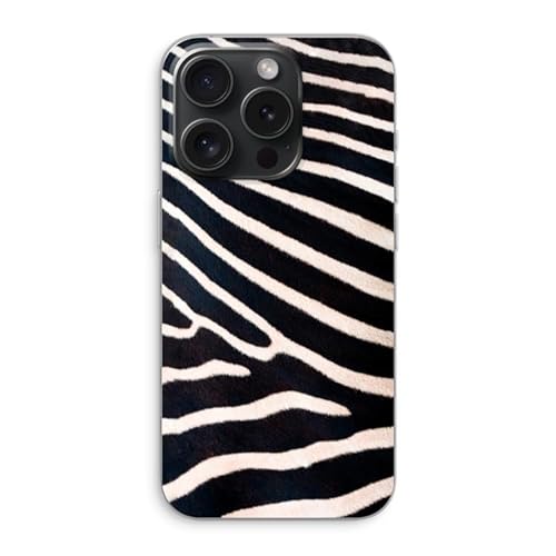 Case Company.® - iPhone 15 Pro Handyhülle - Zebra - Silikon Handyhülle - Schutz für alle Seiten und Bildschirmrand von Case Company.