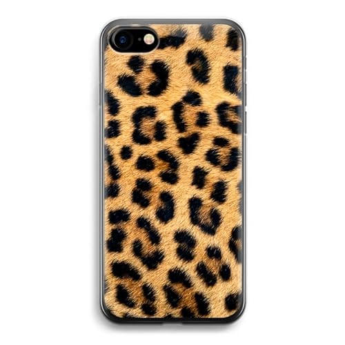 Case Company.® - iPhone 7 Handyhülle - Leopard - Silikon Handyhülle - Schutz für alle Seiten und Bildschirmrand von Case Company.