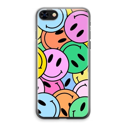 Case Company.® - iPhone 8 Handyhülle - Smiley N°1 - Silikon Handyhülle - Schutz für alle Seiten und Bildschirmrand von Case Company.