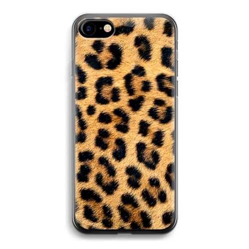 Case Company.® - iPhone SE 2020 Handyhülle - Leopard - Silikon Handyhülle - Schutz für alle Seiten und Bildschirmrand von Case Company.