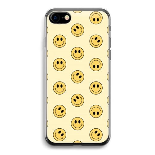 Case Company.® - iPhone SE 2020 Handyhülle - Smiley N°2 - Silikon Handyhülle - Schutz für alle Seiten und Bildschirmrand von Case Company.