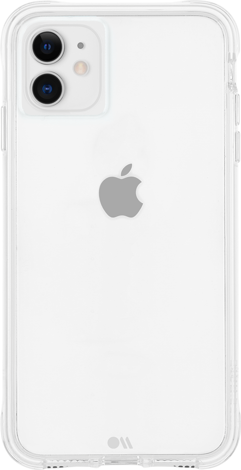 Case-Mate Tought - Tasche hintere Abdeckung für Mobiltelefon - Kunststoff - klar - für Apple iPhone 11 von Case Logic