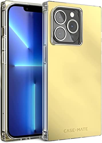 Case-Mate BLOX iPhone 14 Pro Hülle – Gilded Age Gold [3 m Fallschutz] [Kompatibel mit MagSafe] Magnetische Abdeckung mit quadratischen Kanten für iPhone 14 Pro 6,1 Zoll, Kratzfest, stoßfest, schlanke von Case-Mate