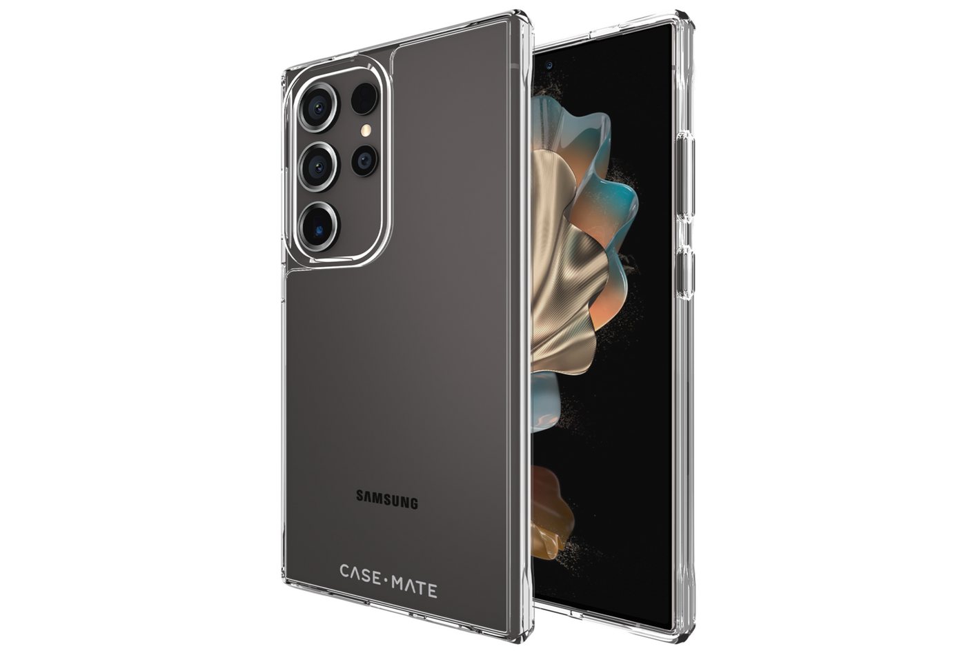Case-Mate Handyhülle Tough Clear, für das Samsung Galaxy S24 Ultra (Stoßfest, Anti-Kratzer) von Case-Mate