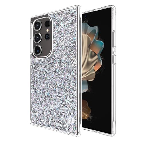 Case-Mate Samsung Galaxy S24 Ultra Hülle [6,8 Zoll] [3,6 m Fallschutz] [kabelloses Laden] Twinkle Disco Handyhülle für Samsung Galaxy S24 Ultra – Luxus Bling Glitzer Hülle w/Anti-Scratch, Stoßfest von Case-Mate